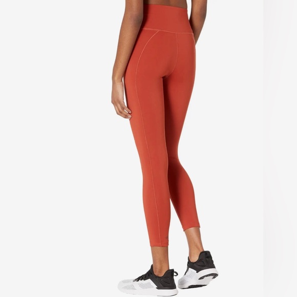 Splits59 Tread High Waist Techflex 7/8 Legging Rum Rust Orange Size Small - Picture 2 of 7
